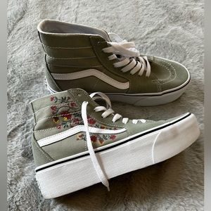 Vans Sk8 Hi platform shoes